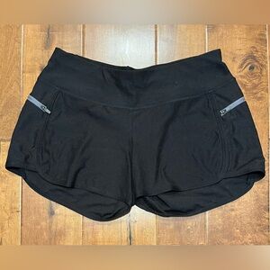 Women's Black Hylete Athletic Shorts